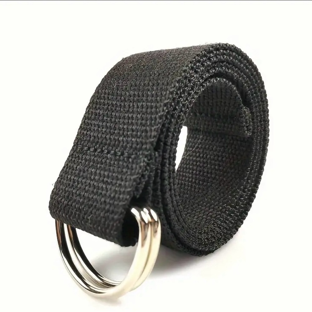 Men’s canvas black belt